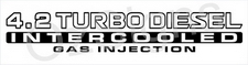 patrol 42 turbo diesel intercooled gas injection